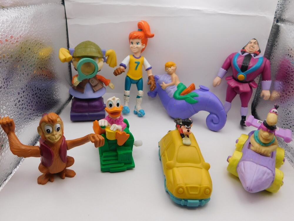 Burger King Toys Set of 8 Preowned